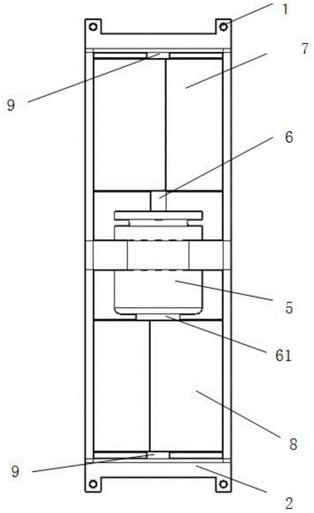 Vertical shaft tidal current energy power generating device and application thereof