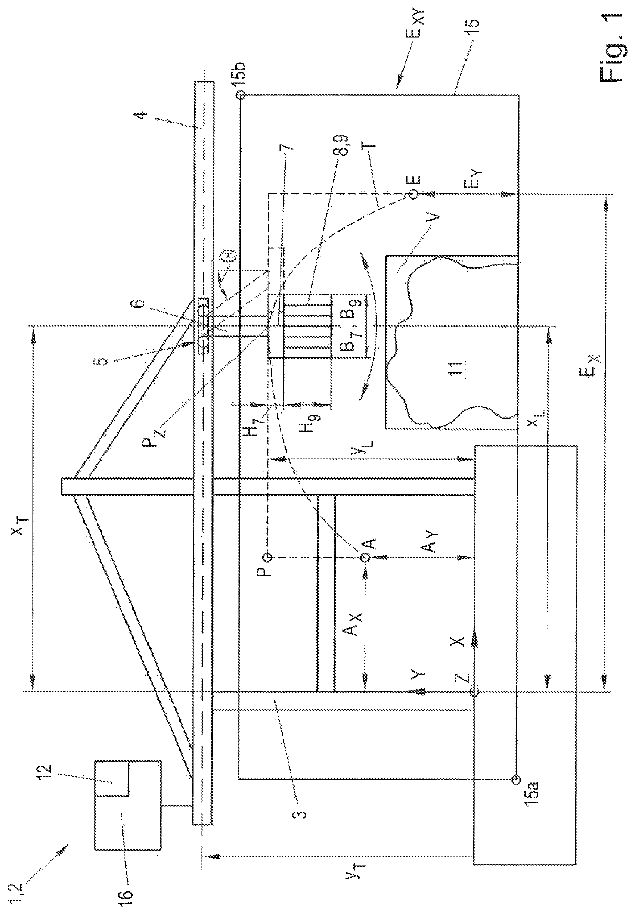 Method for controlling a lifting device