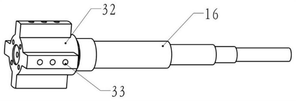 A kind of magnetic grinding device and method of ultrasonic composite high-pressure air flow