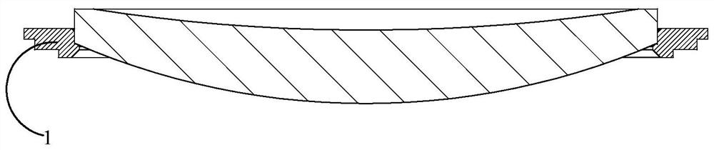 Optical lens processing method, optical lens and laser field lens