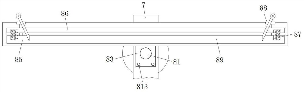 Brush hair dyeing device for brush preparation