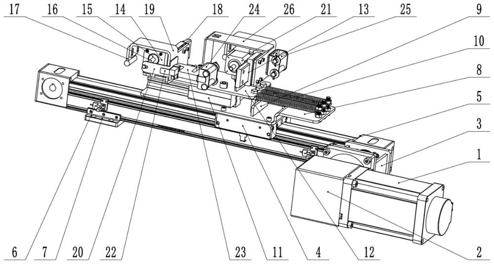 Continuous knotting test bench for multiple groups of knotters