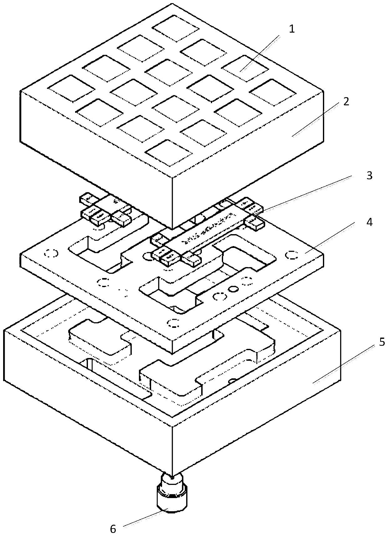 High-density and high-integration millimeter-wave tile-type phased-array antenna T assembly