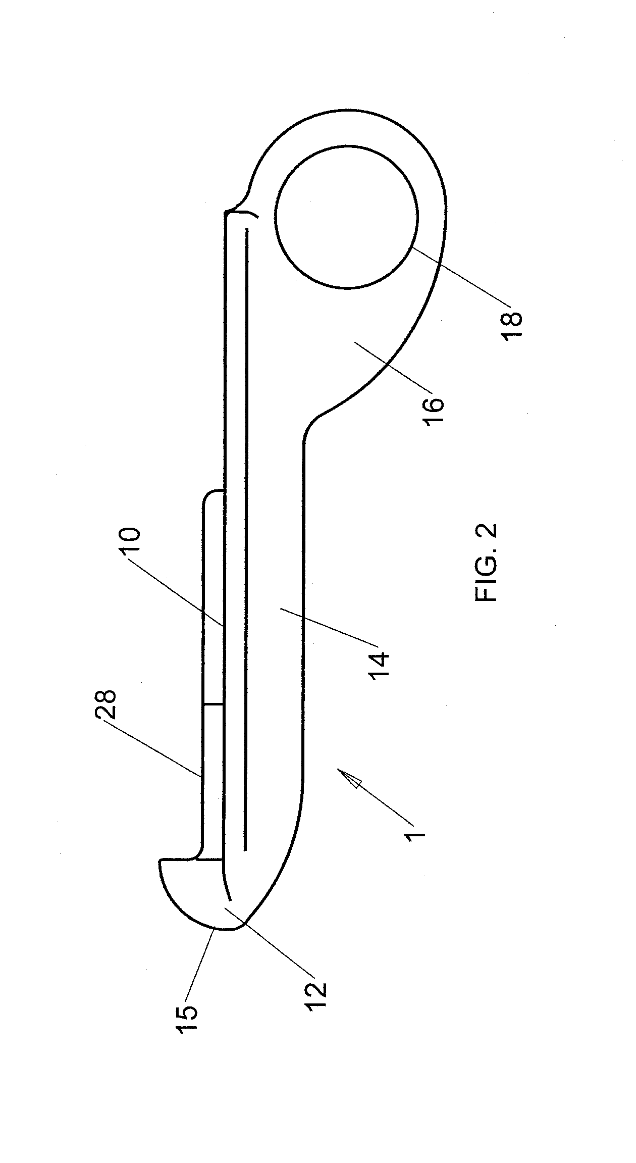 Field dressing attachment for a hunting knife