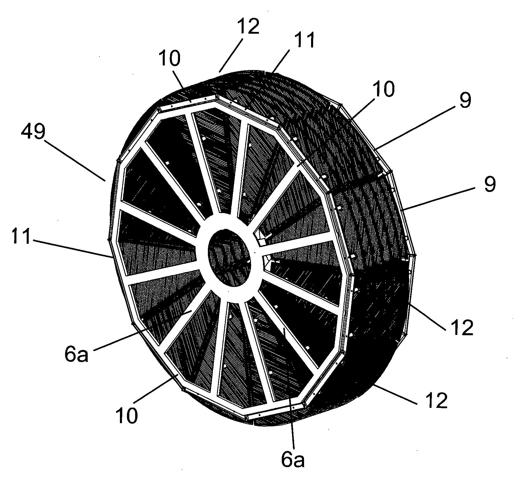 High-capacity biological contact rotor