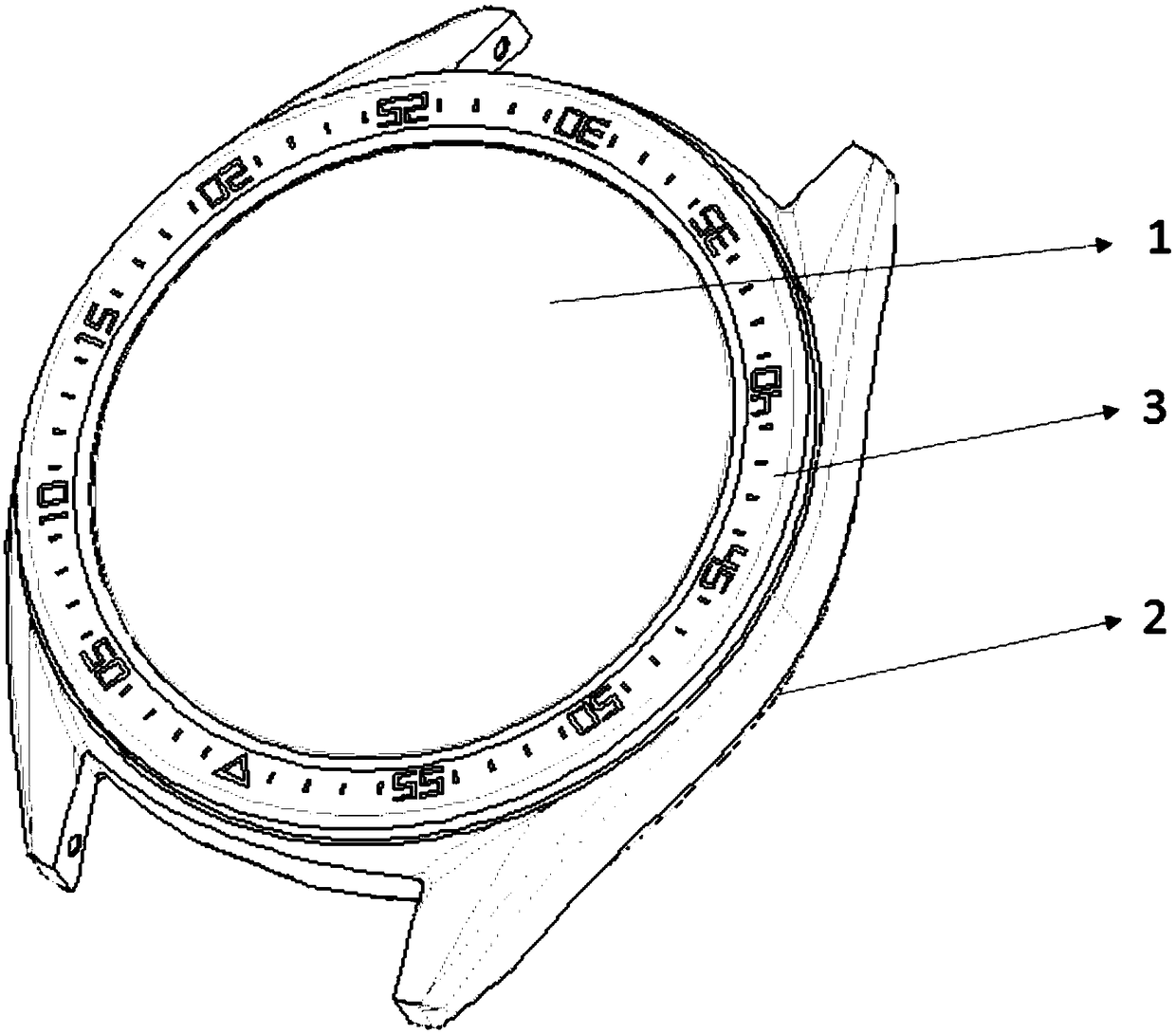 Waterproof screen structure and waterproof watch