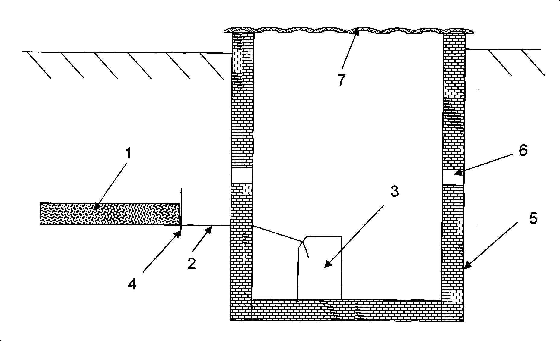 Soil eluviation in situ detection method