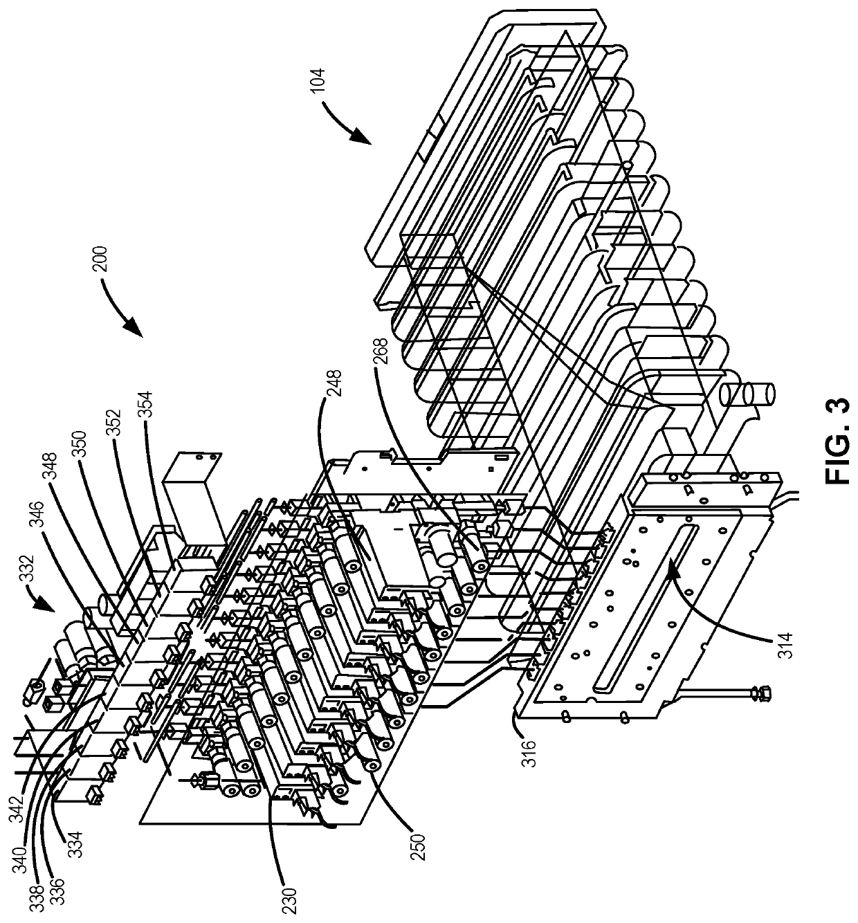 Gas distribution system and reactor system including same