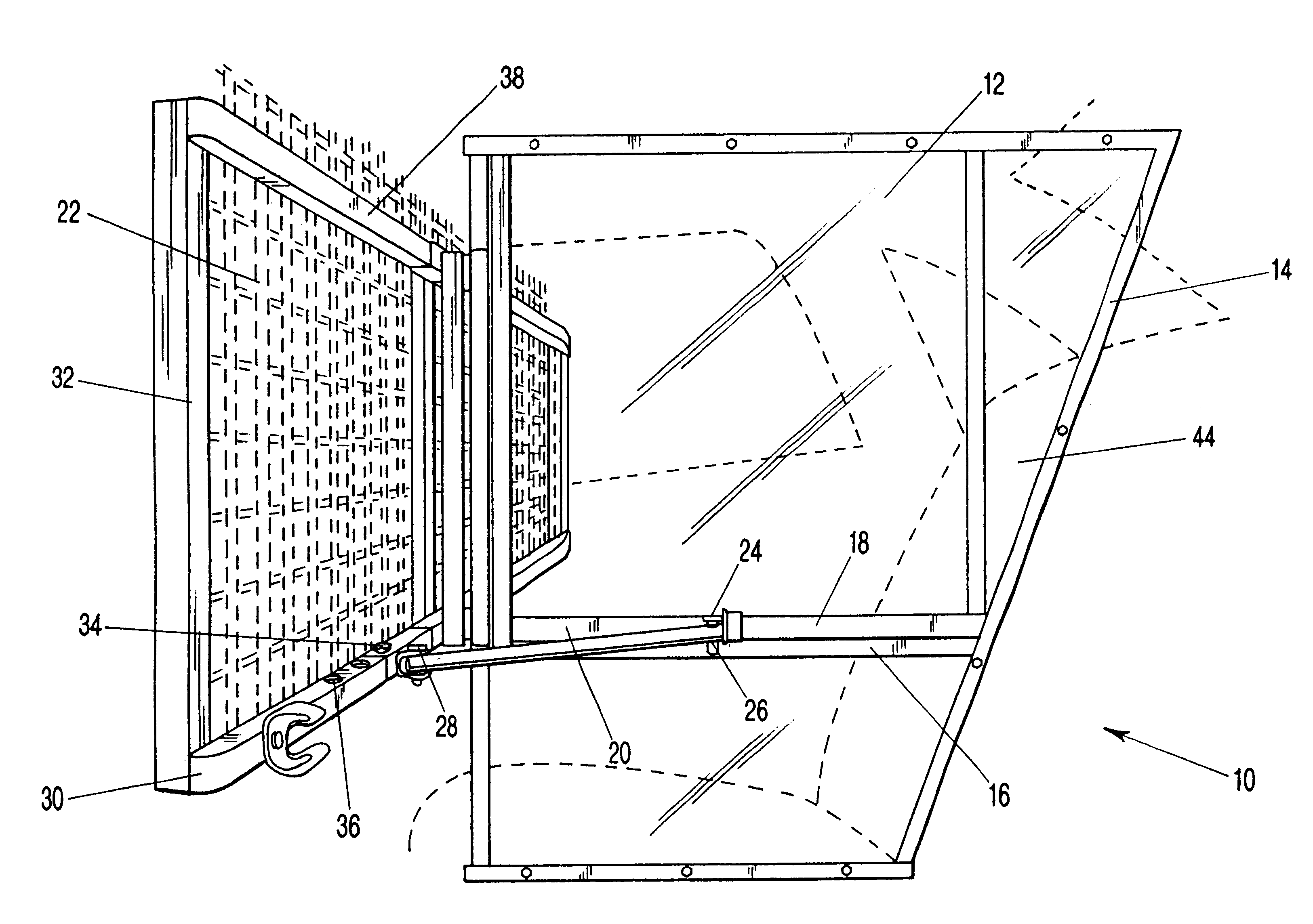 Adjustable vehicle partition