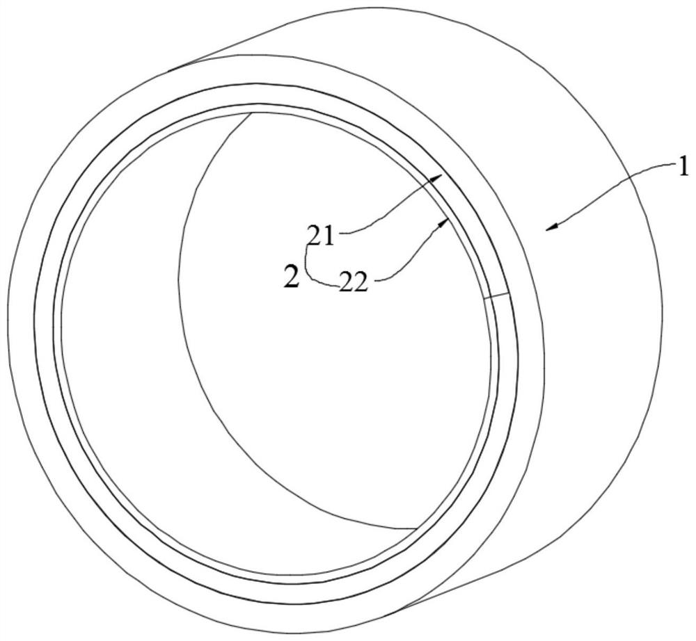 Self-lubricating bearing based on fiber fabric modification and manufacturing method thereof