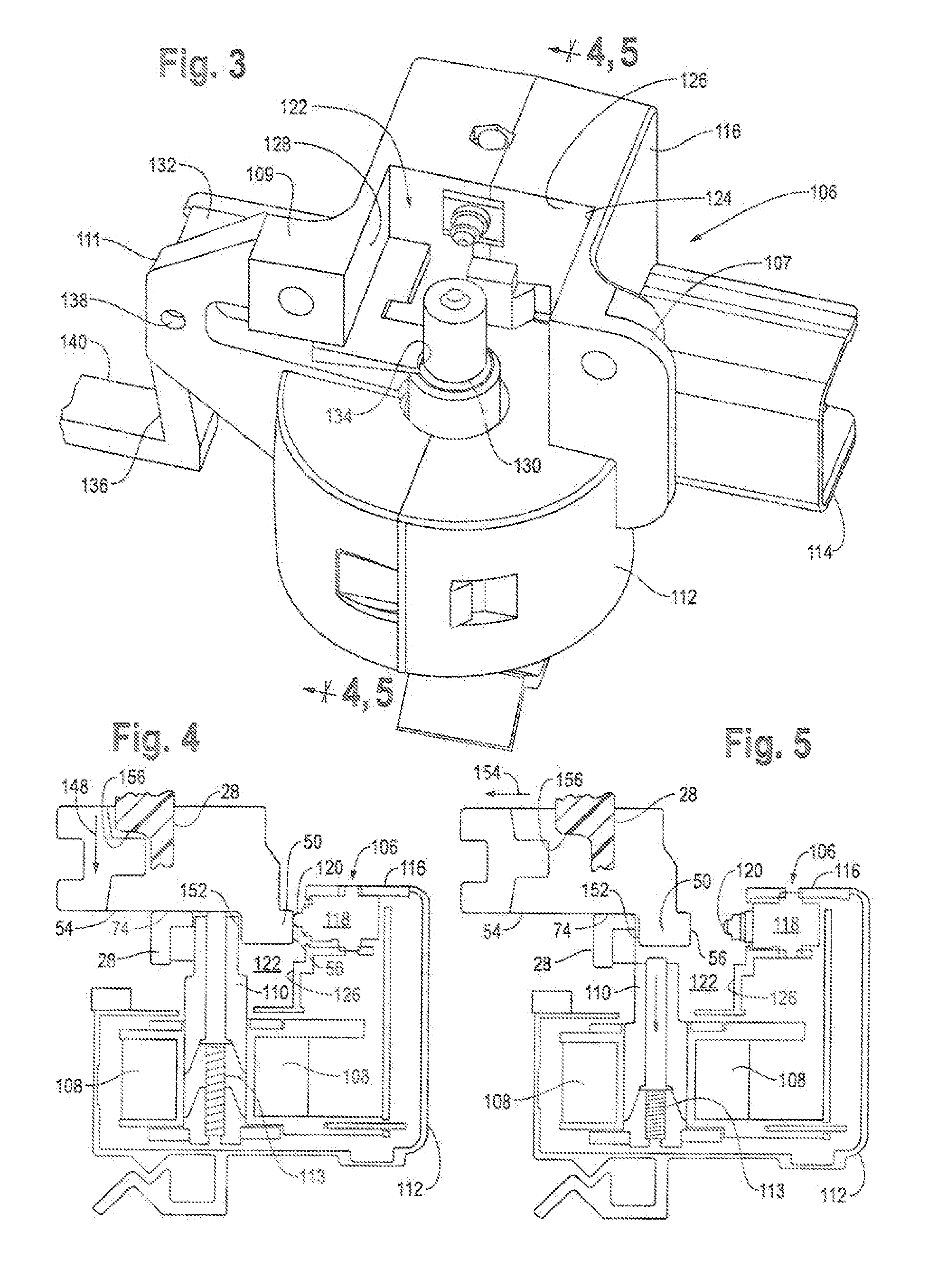 Vehicle shift module assembly