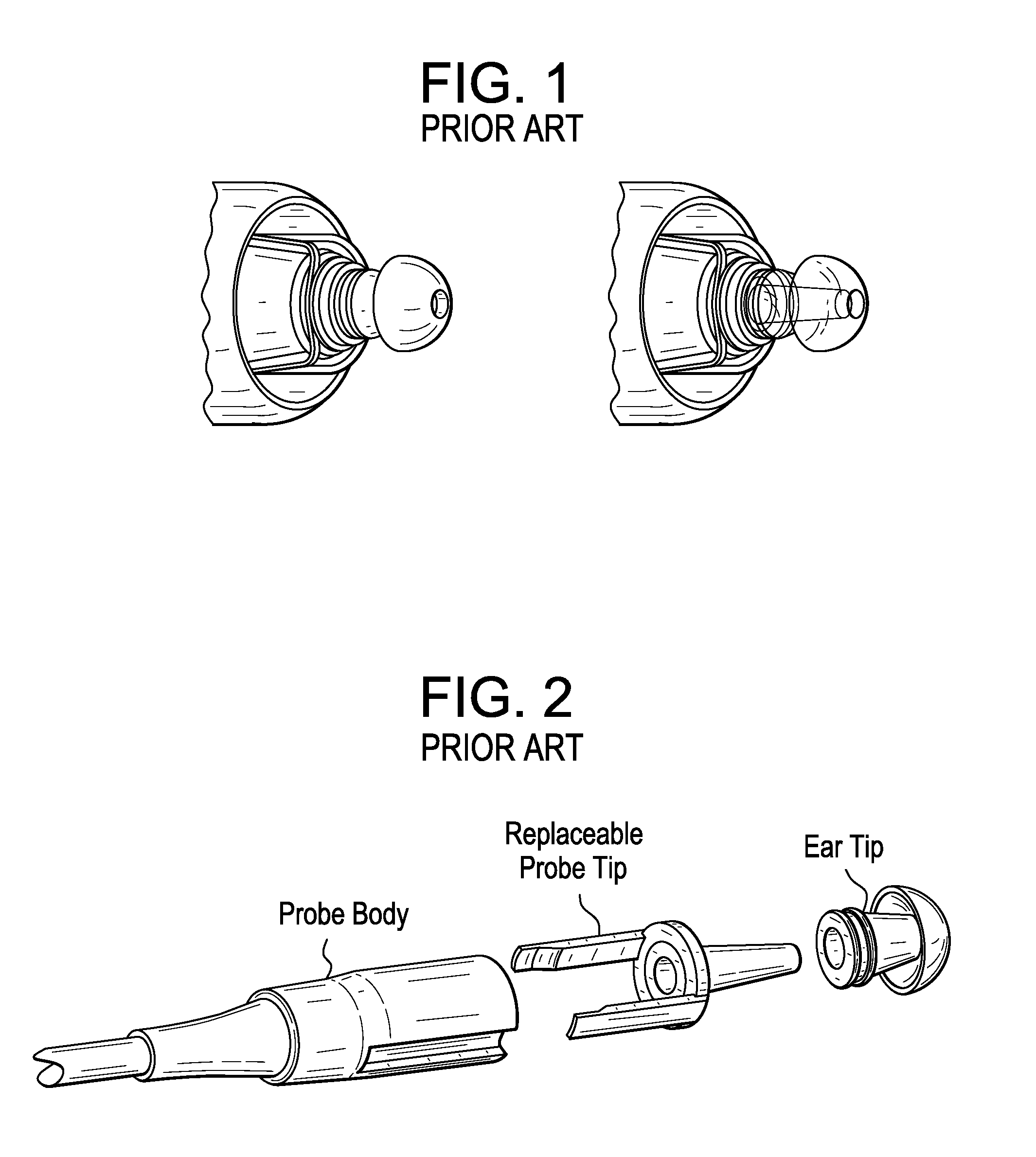 Hearing testing probe apparatus with digital interface