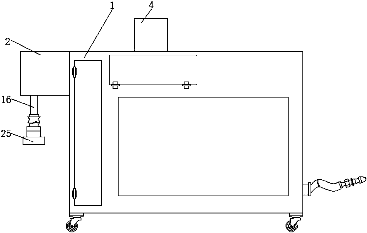 Irrigation device for mine water based on ecological restoration use