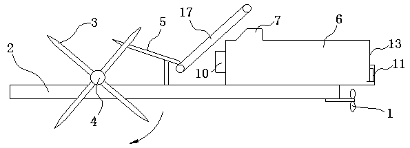 Combination removal apparatus of water lettuce