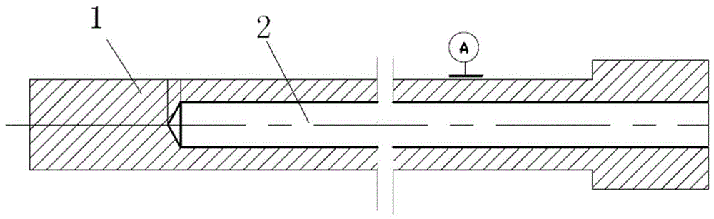 Travel shell of blind-hole rod of control rod drive mechanism in pressurized water reactor and method of machining travel shell