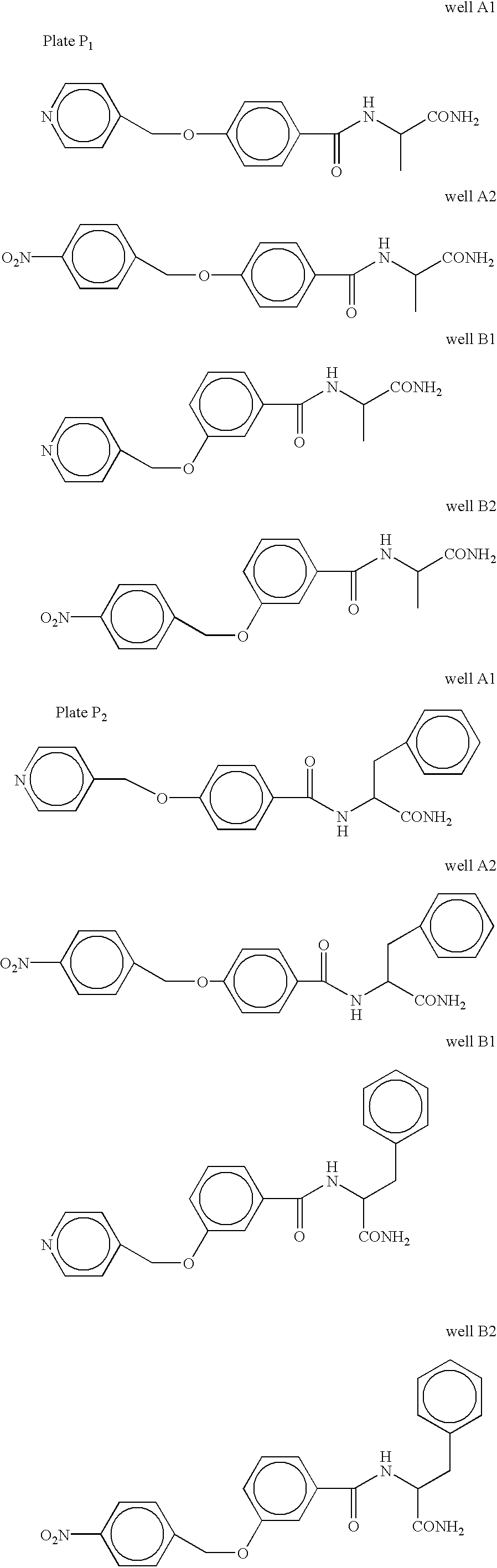 Three-dimensional array of supports for solid-phase parallel synthesis and method of use