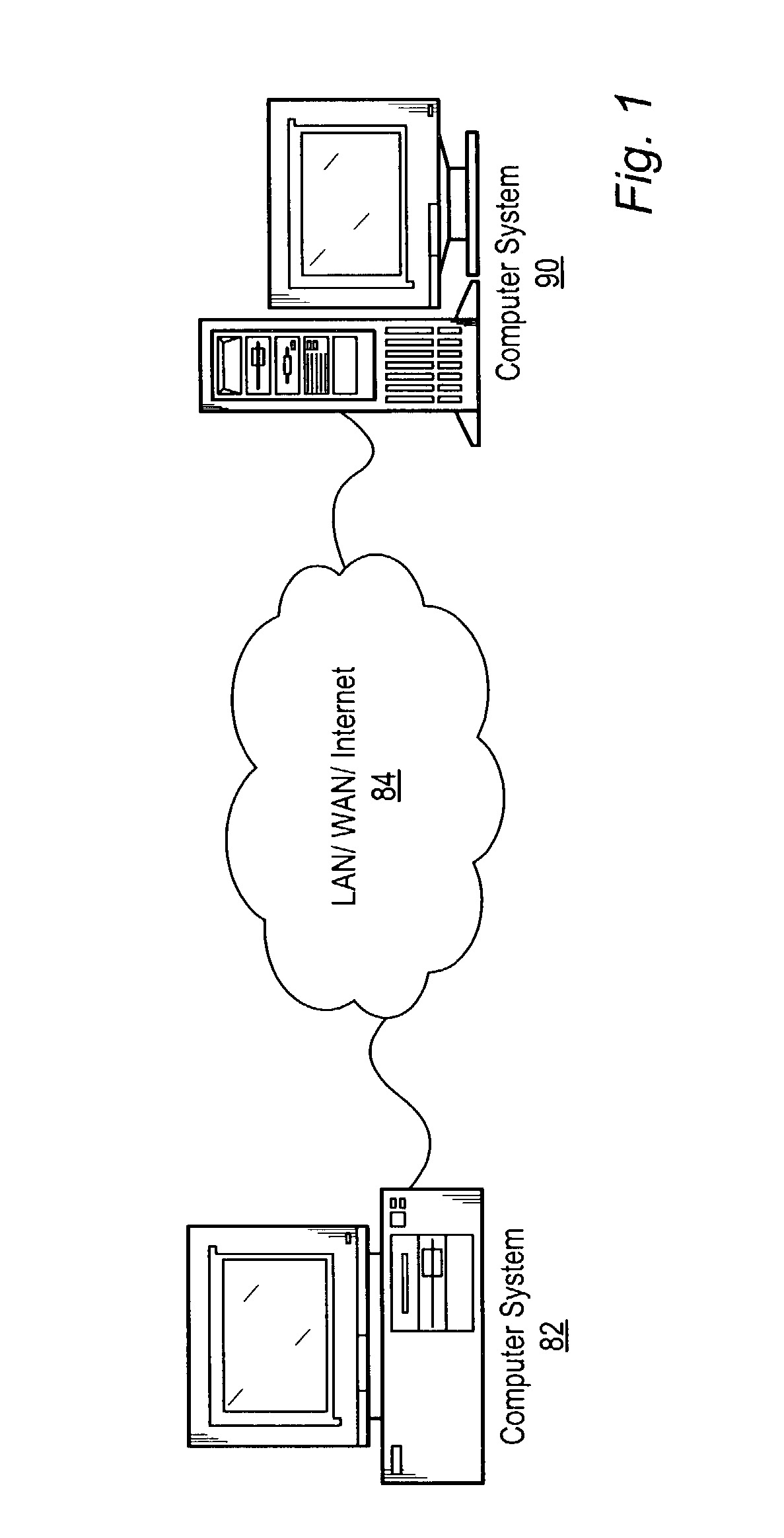 Graphically configuring program invocation relationships by creating or modifying links among program icons in a configuration diagram