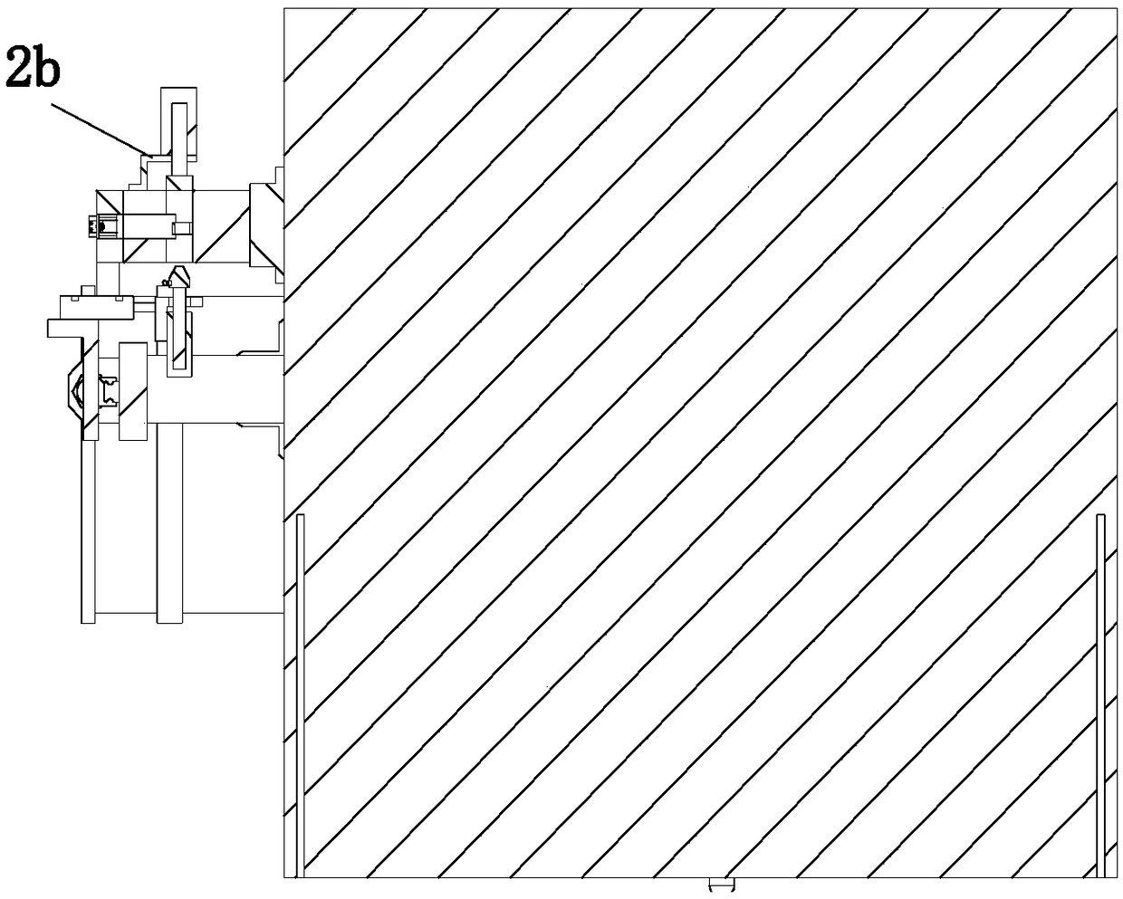 Assembling method of sealing ring of shaft rod in finisher on numerical control lathe