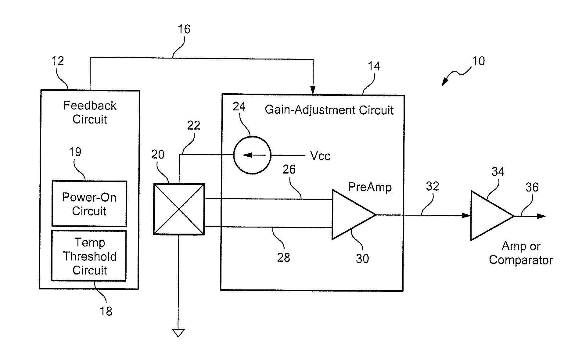 Magnetic Field Sensor with Automatic Sensitivity Adjustment