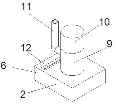 A dust collector for building curtain wall cleaning