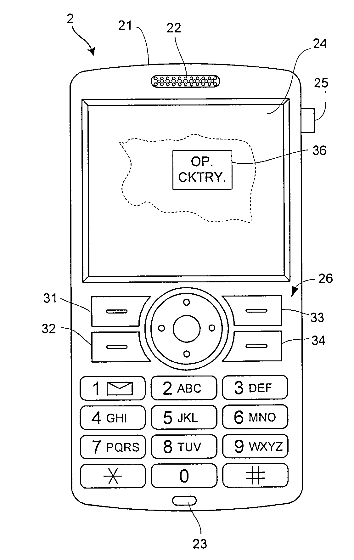 Virtual rooms for portable communication device and method