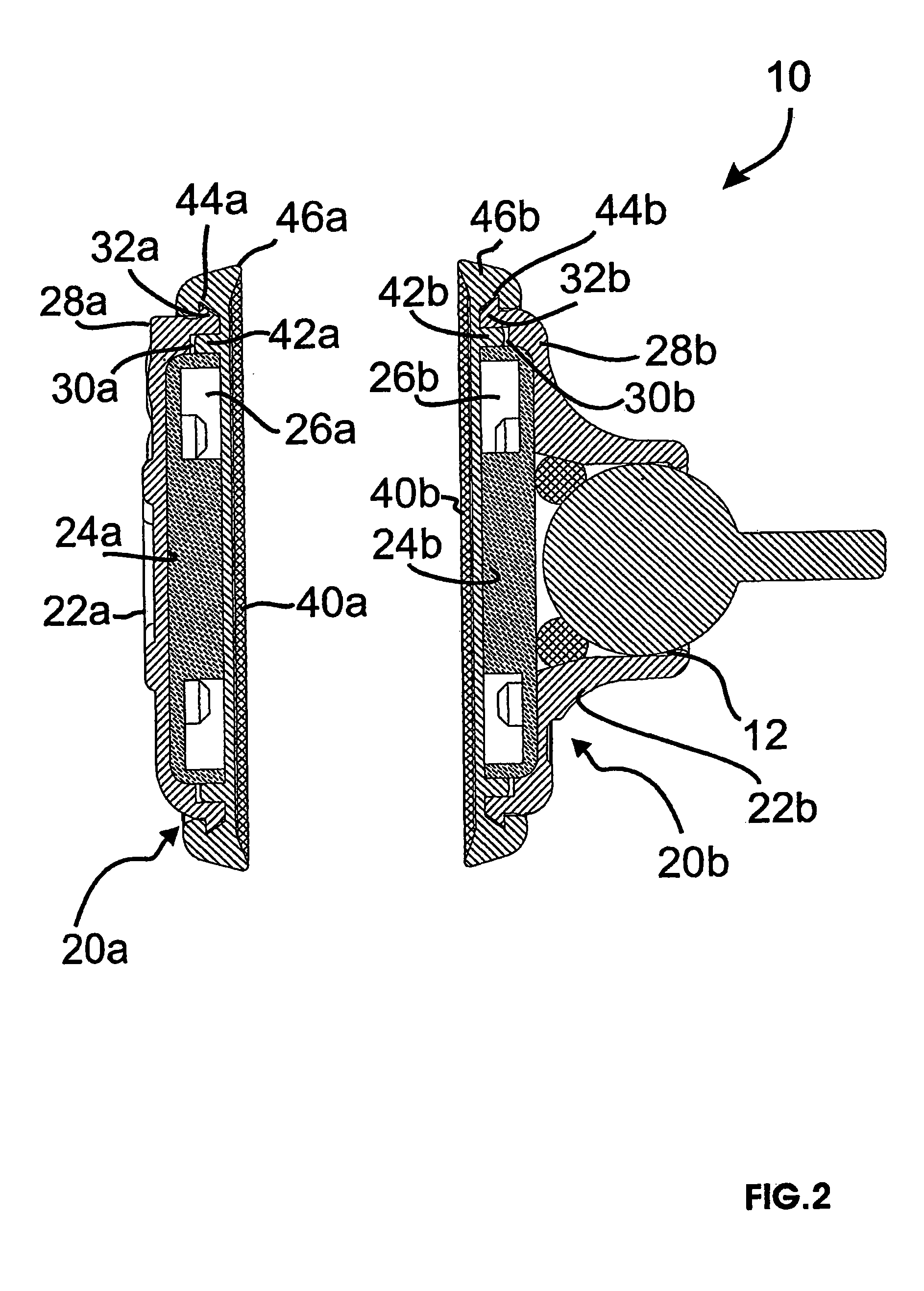 Magnetic support for aquarium fittings