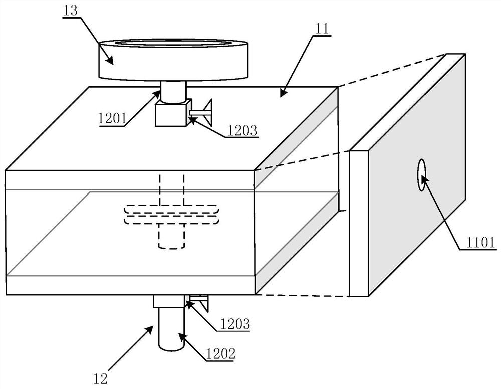 Experimental device for electrochemical corrosion research of water-blocking buffer layer of high-voltage cable