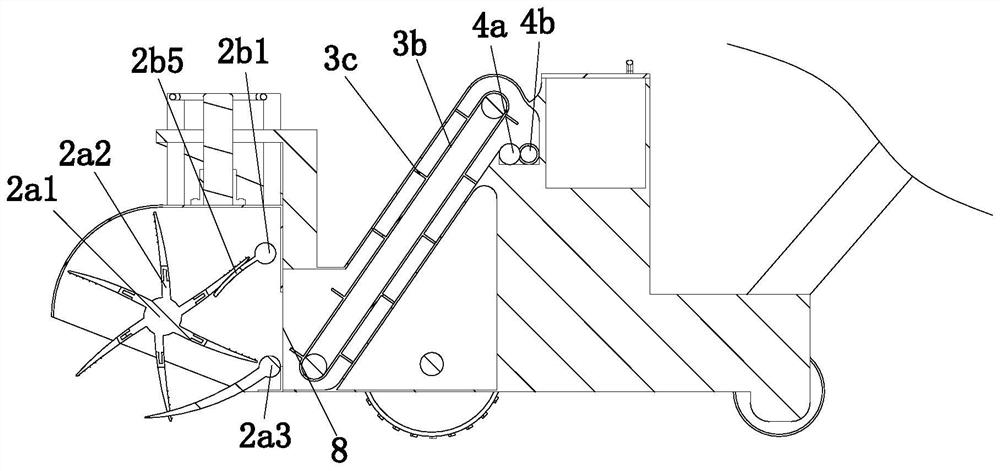 A garden lawn leaf cleaning device