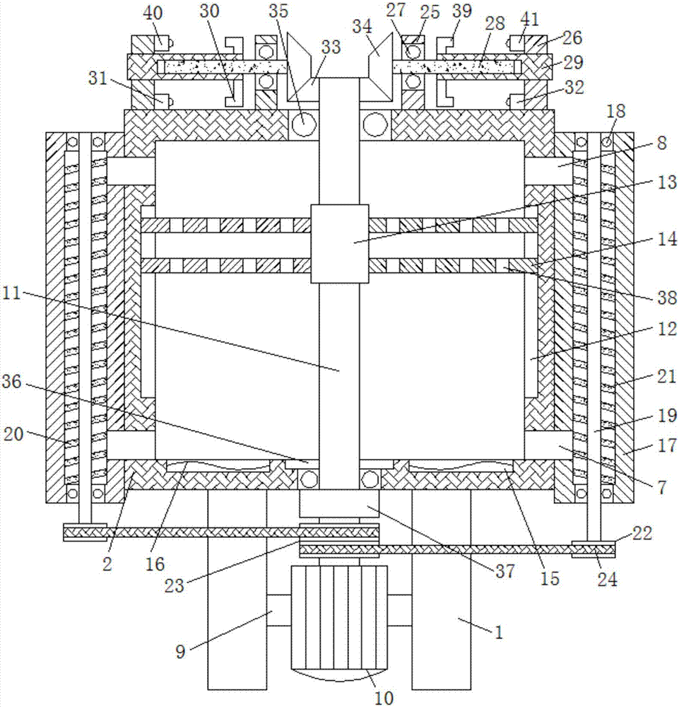 Automatic circulating device of printing, dyeing and boiling-off