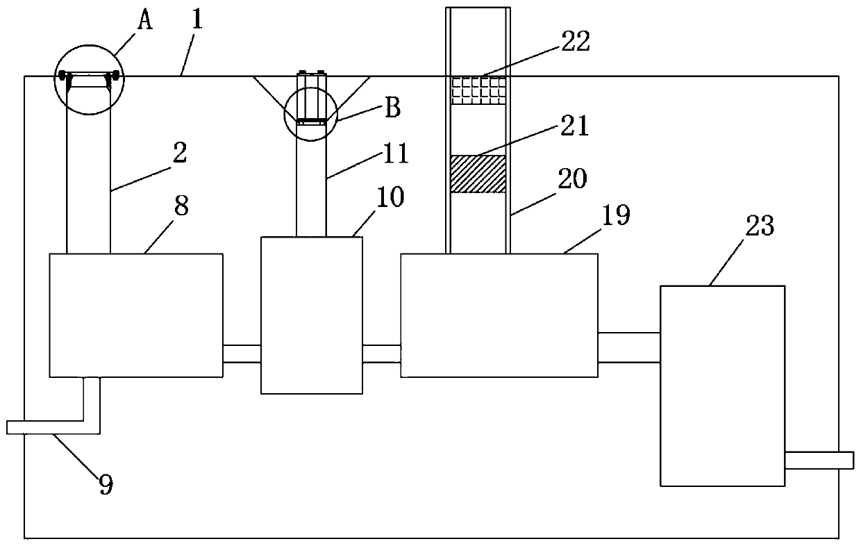 Integrated horizontal continuous feeding sludge deep dewatering machine