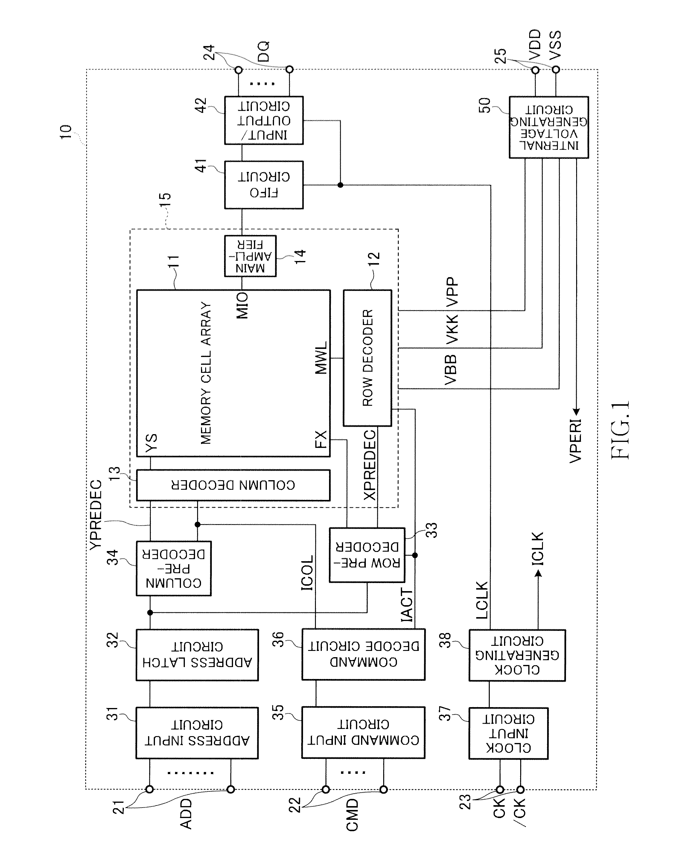 Semiconductor device having auxiliary power-supply wiring