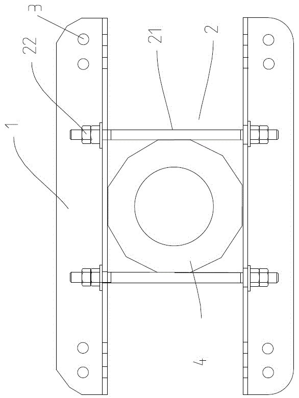 Optical cable hanger frame for polygon rod body