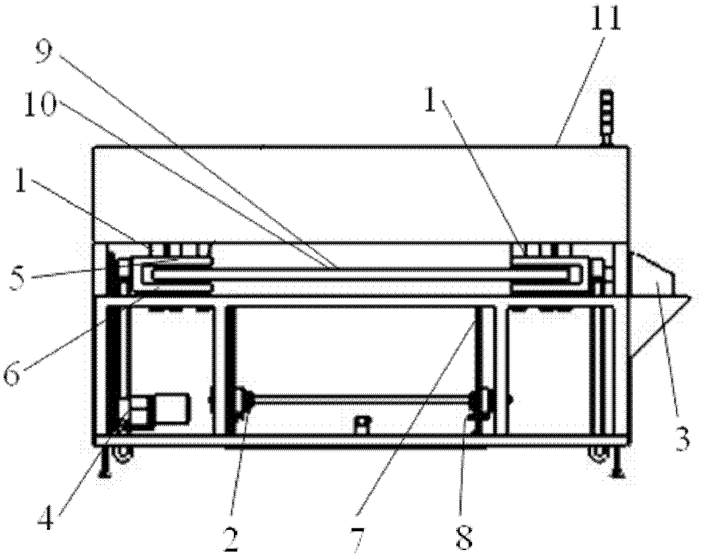 Turnover device of solar battery assembly