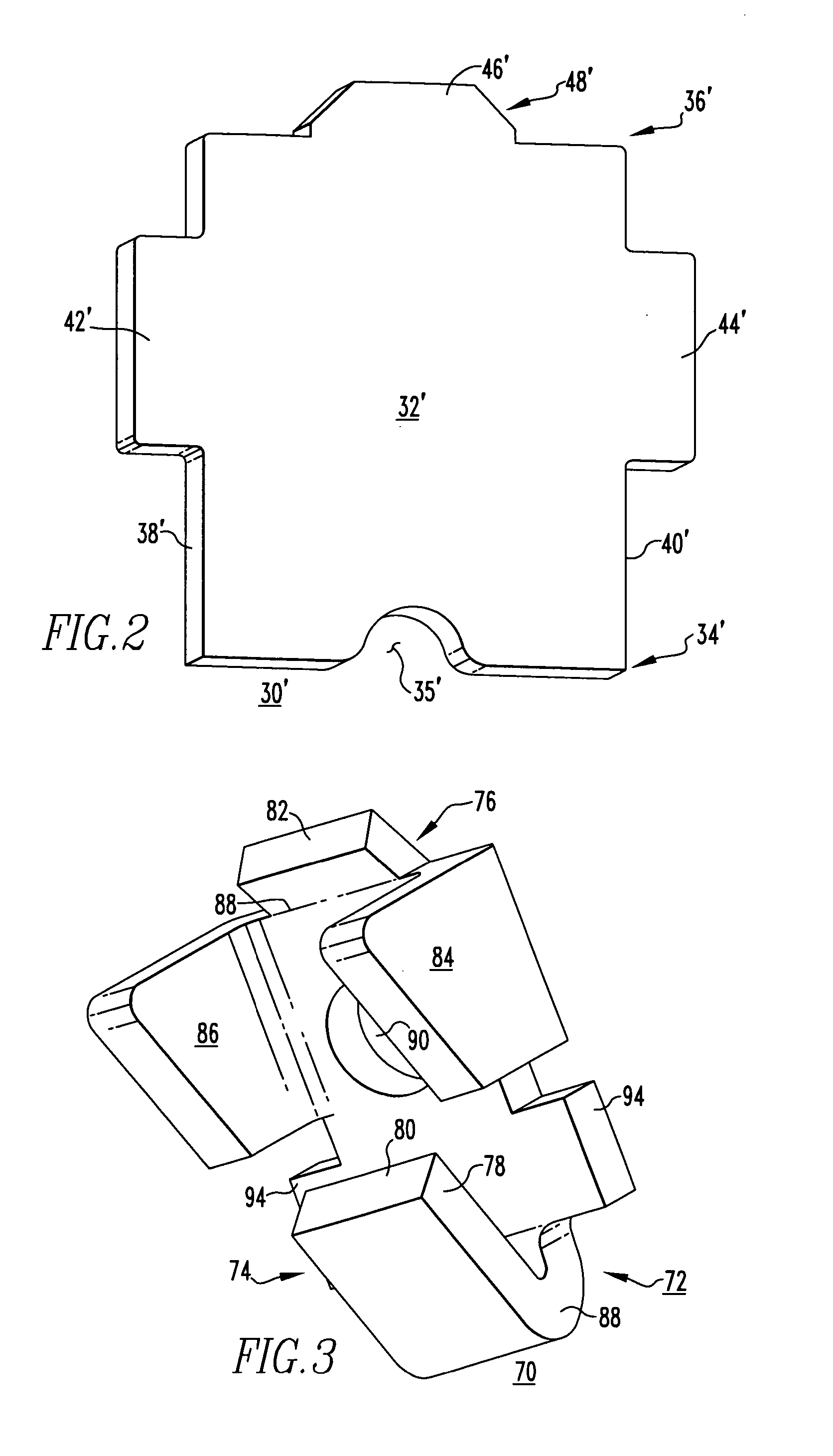 Secondary arc chute and electrical switching apparatus incorporating same