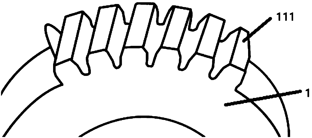 Low-noise worm gear and worm reduction gearbox