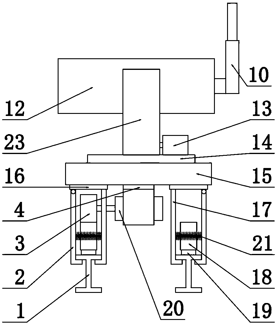 Movable sensor fixing device