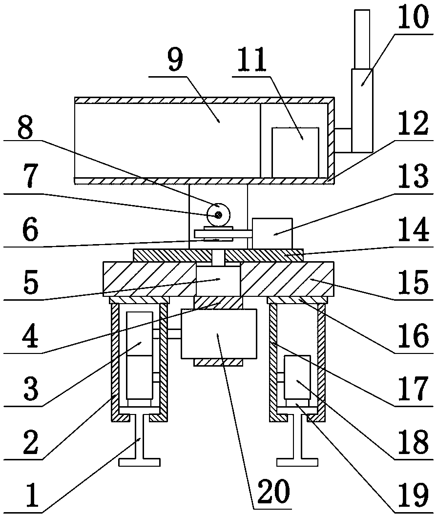 Movable sensor fixing device