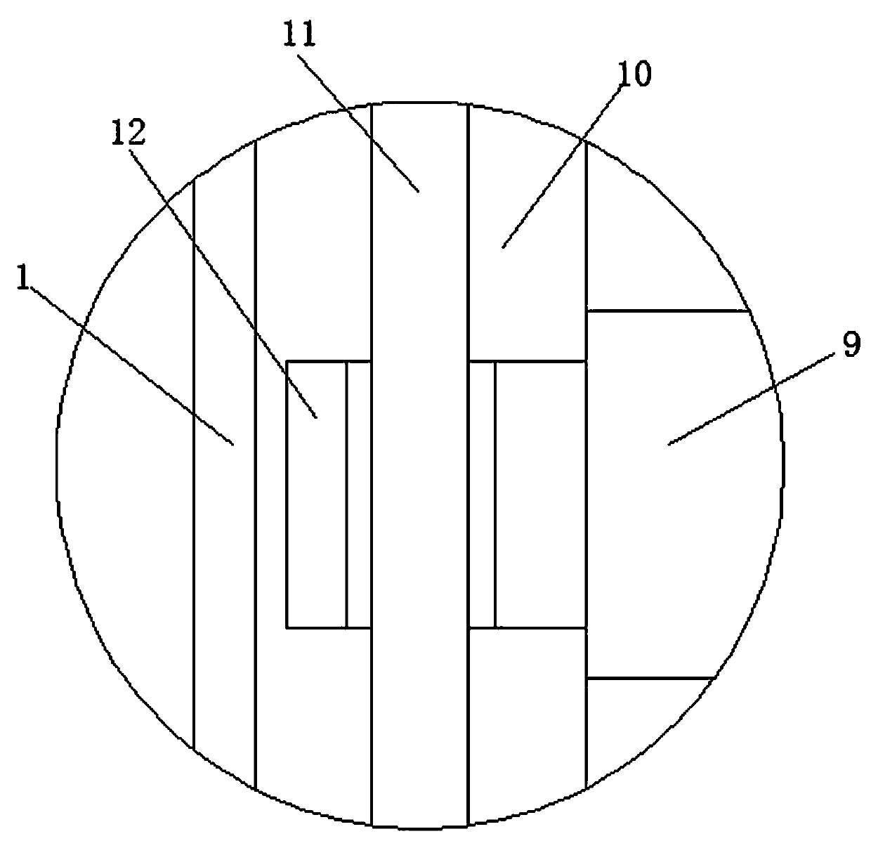 Metering box convenient for heat dissipation