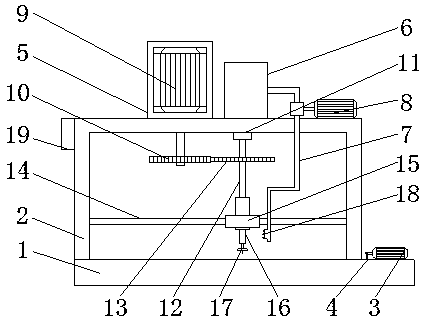 An easy-to-use steel plate drilling device