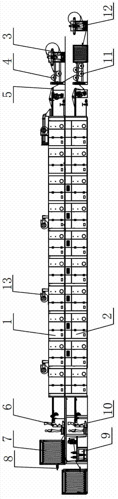 Double-layer hot-air stenter machine