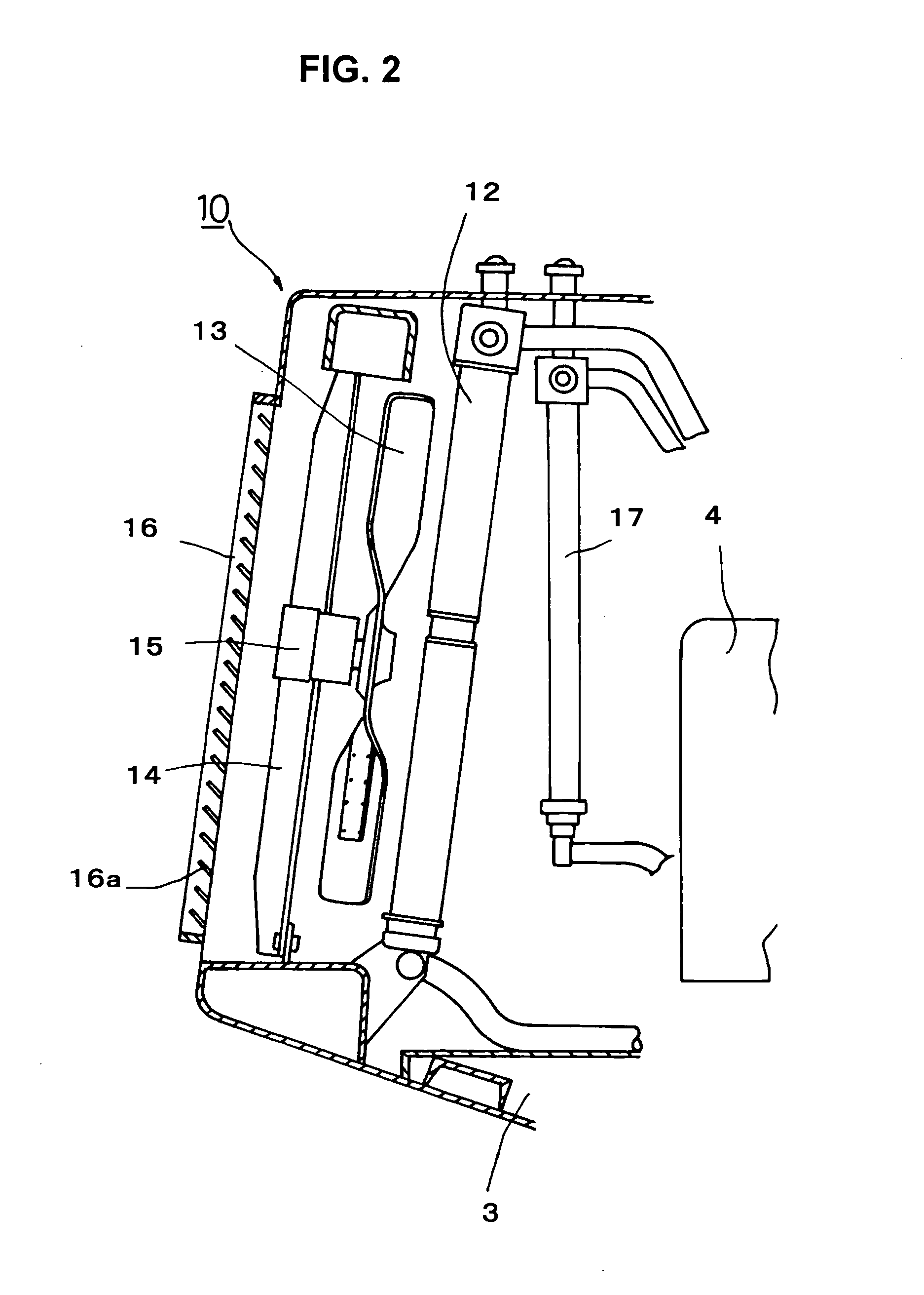 Cooling system for work machine