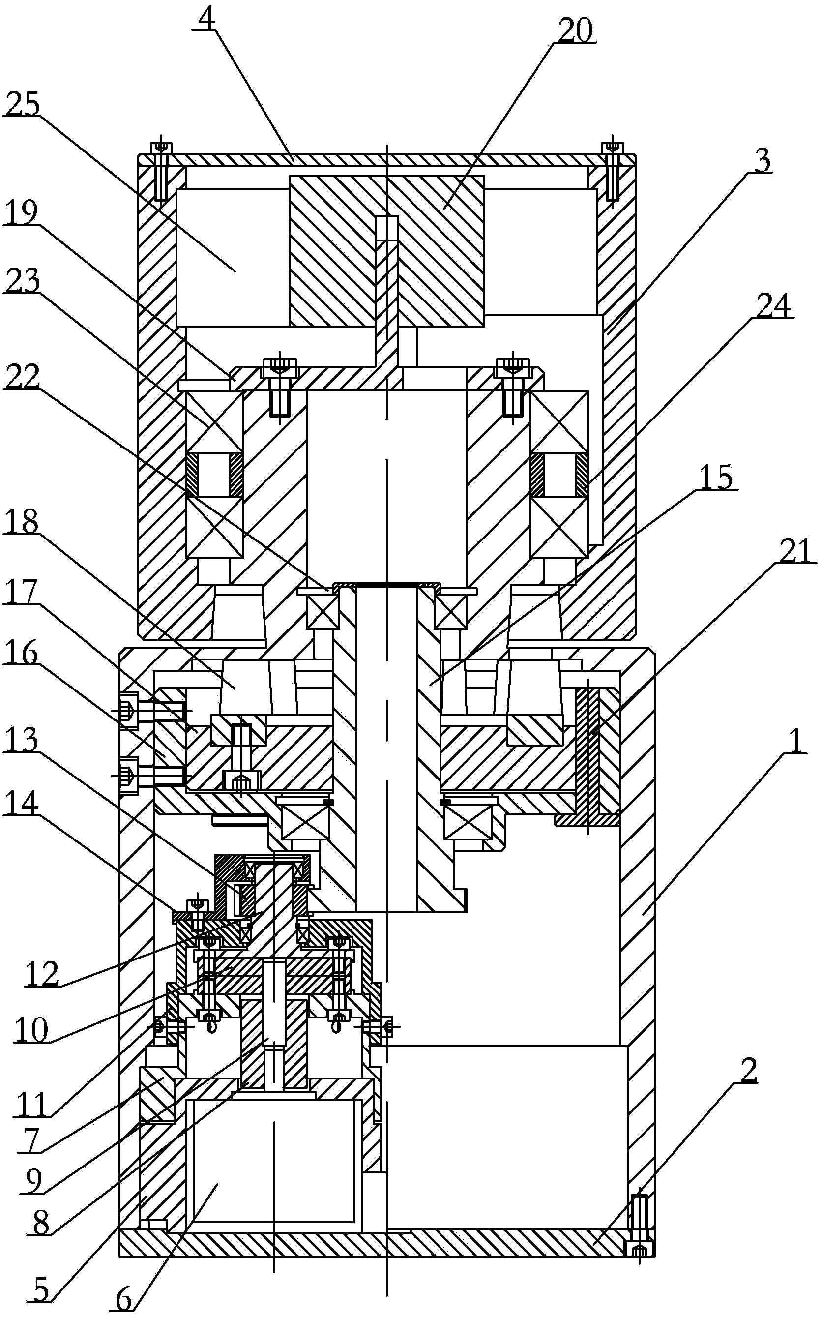 Surgical robot passive joint based on motor drive locking