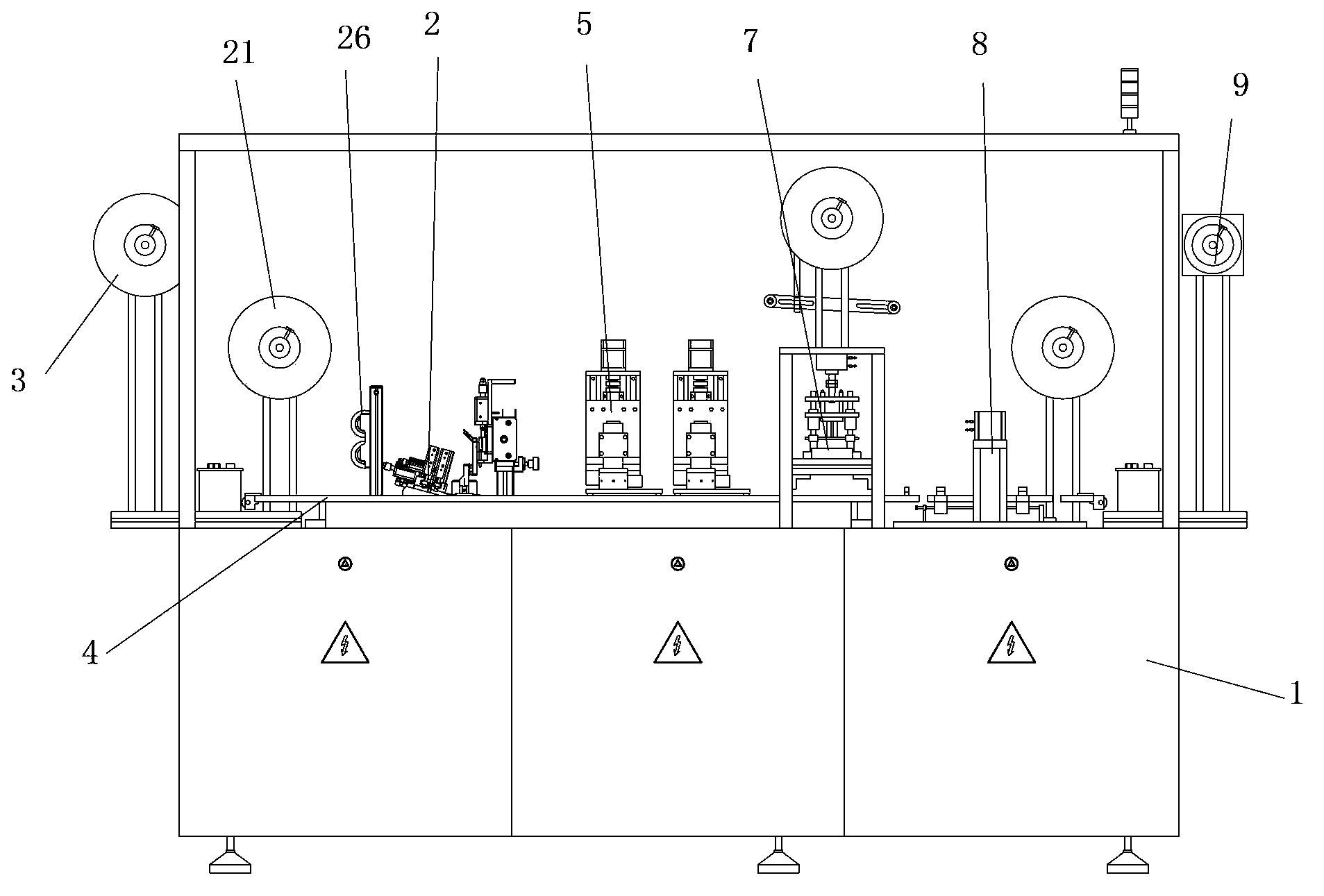 Method and device for biface chip tin soldering glue preparation