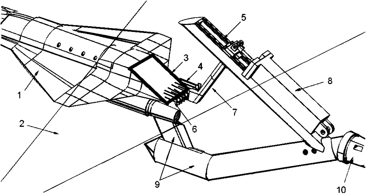 Method for measuring resistance of internal flow in wind tunnel test