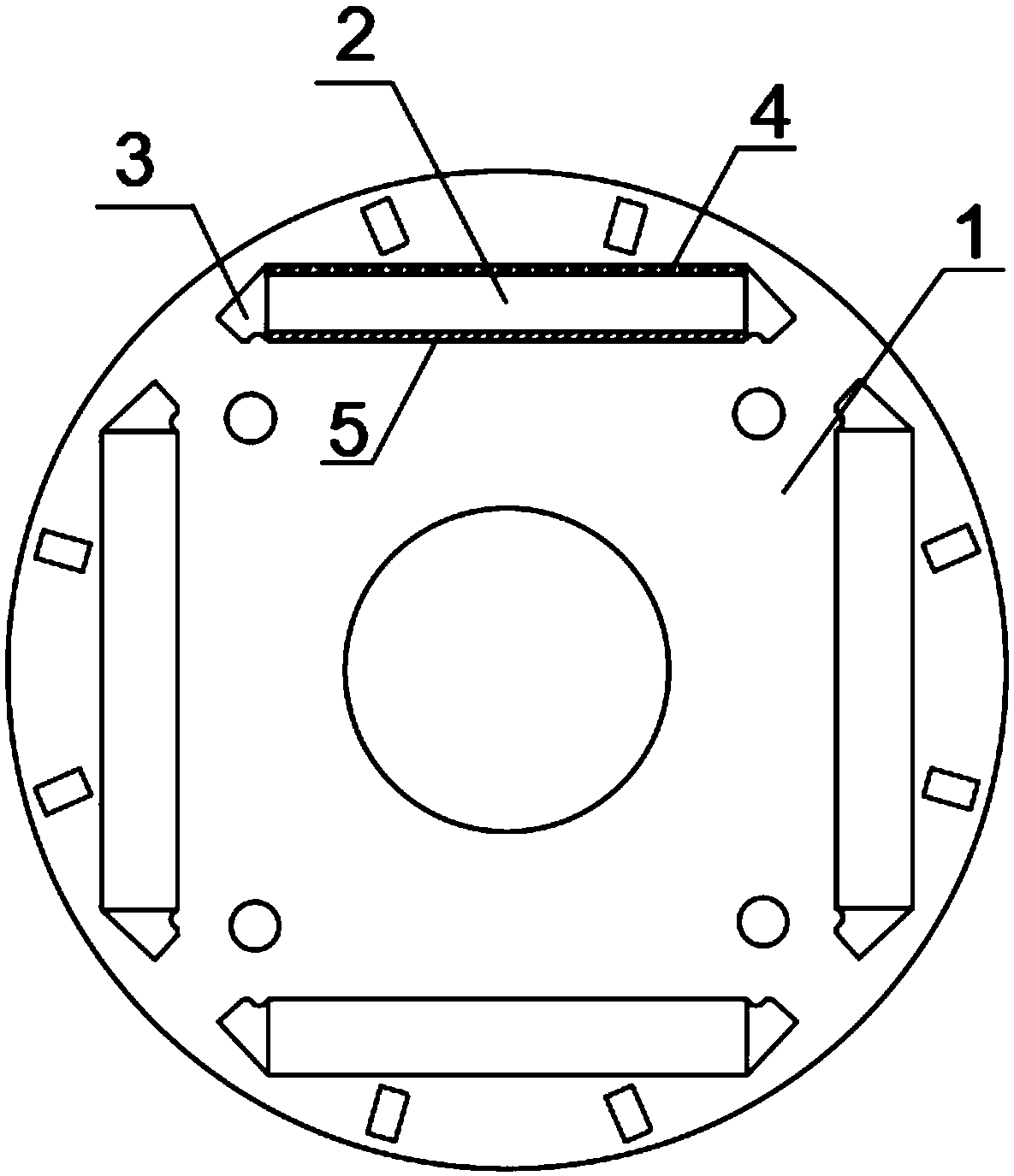 A rotor core and an electric machine having the same