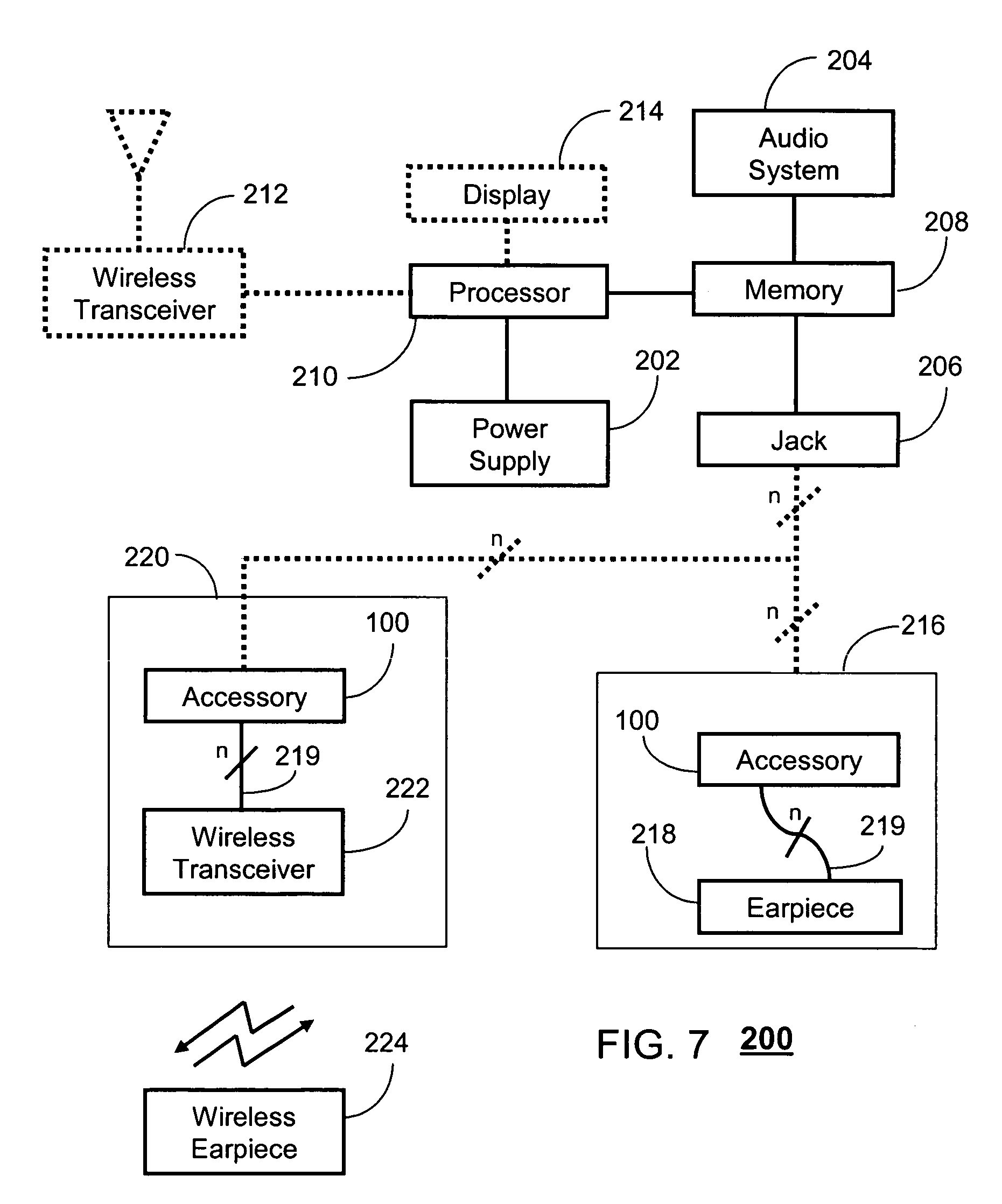 Apparatus for altering poles on an accessory