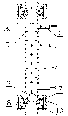 Medical full-automatic cleaning machine with floating ball valve