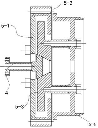 Six-degree-of-freedom self-adaptive pose adjustment docking device and method based on gas spring