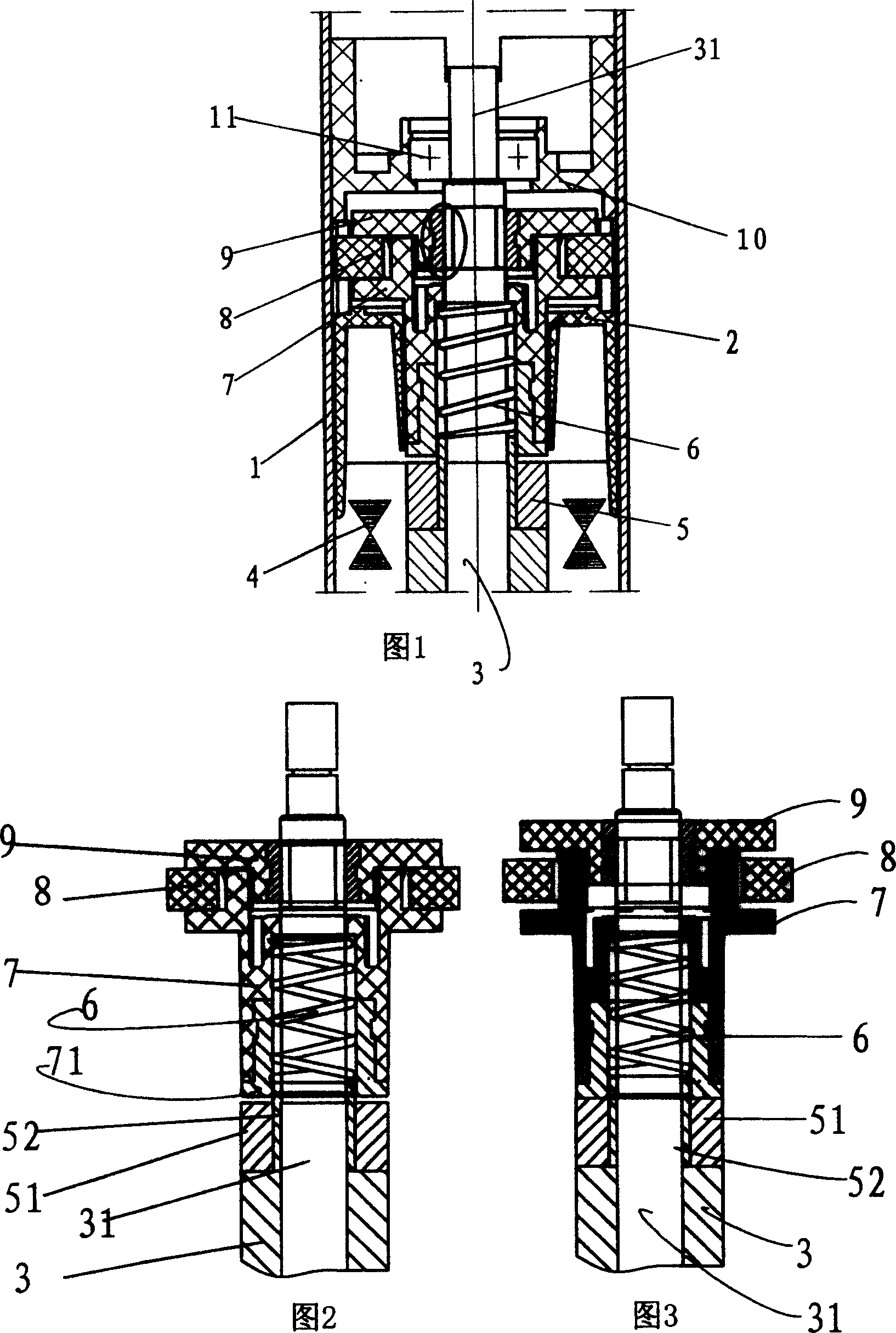 Tube shaped electric machine brake device