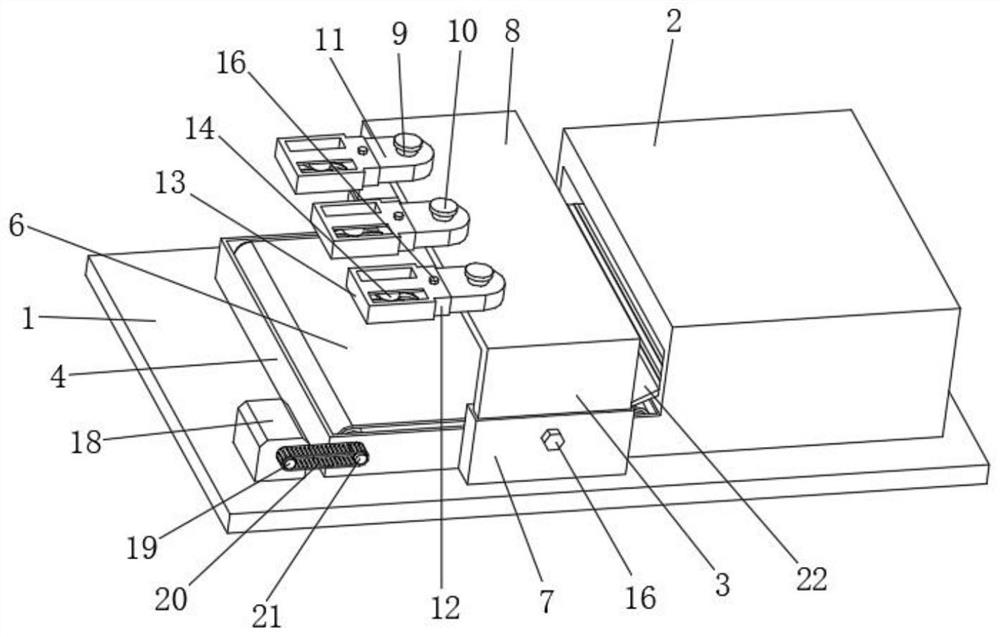 A drying device for a watermarking machine